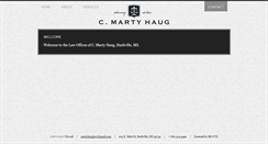 Desktop Screenshot of martyhauglaw.com