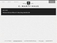 Tablet Screenshot of martyhauglaw.com
